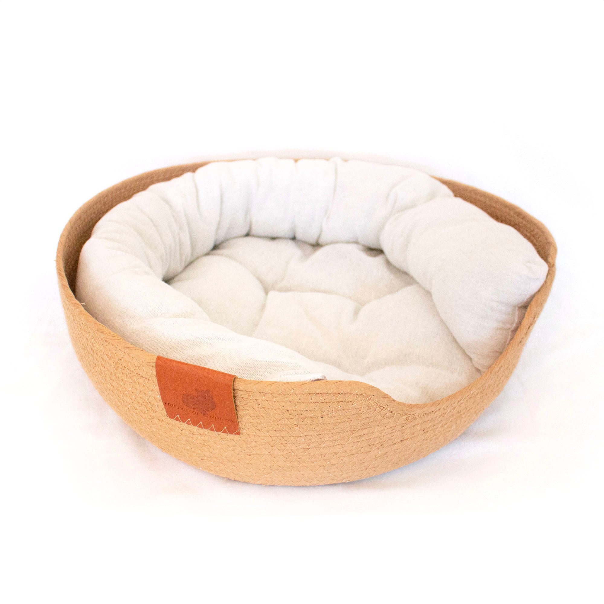 Wicker Cat Bed (3 Pieces)